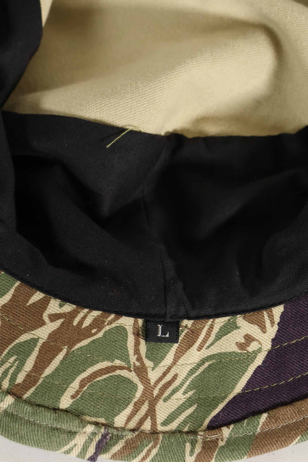 数量限定生産　MILITARIA 1911 沖縄タイガー  CISOカットブーニーハット　ショートブリム改造　A