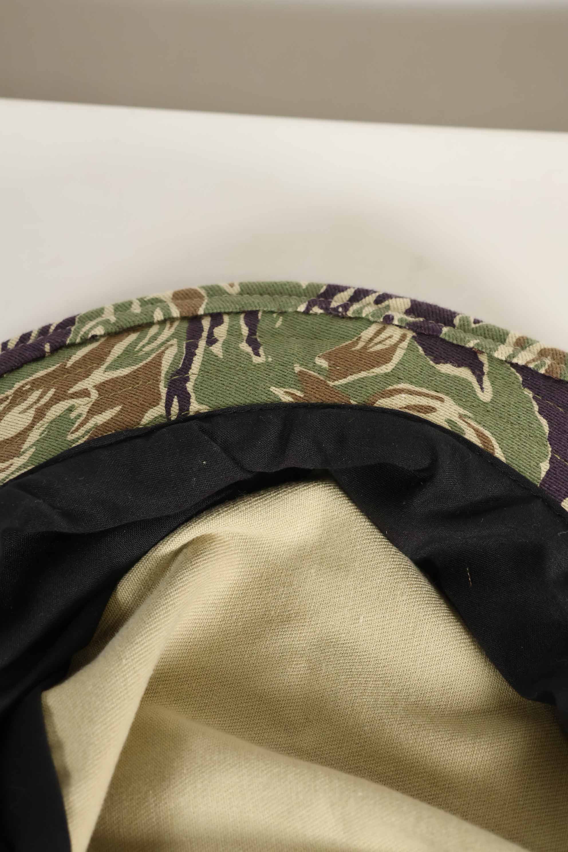 数量限定生産　MILITARIA 1911 沖縄タイガー  CISOカットブーニーハット　ショートブリム改造　A