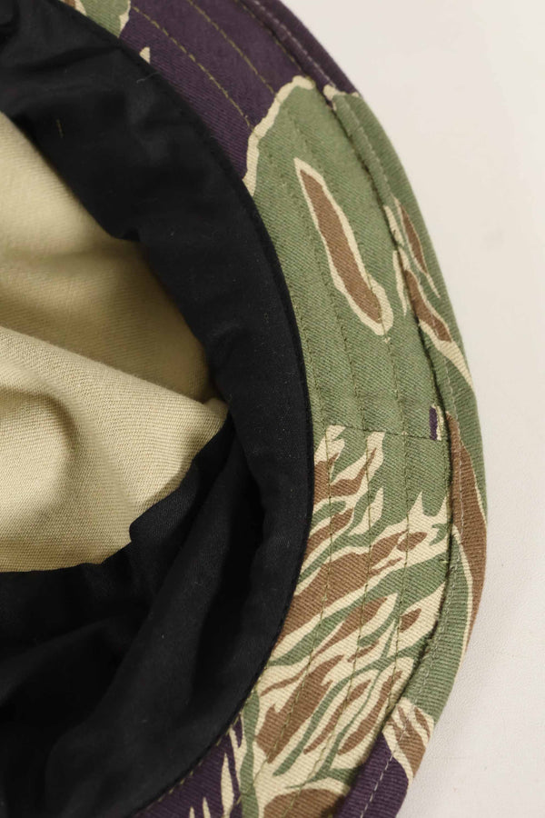 数量限定生産　MILITARIA 1911 沖縄タイガー  CISOカットブーニーハット　ショートブリム改造　A