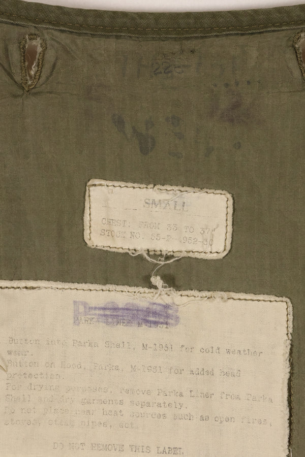 1950年代　SMALL M51 フィールドパーカー　パイルライナー　中古品