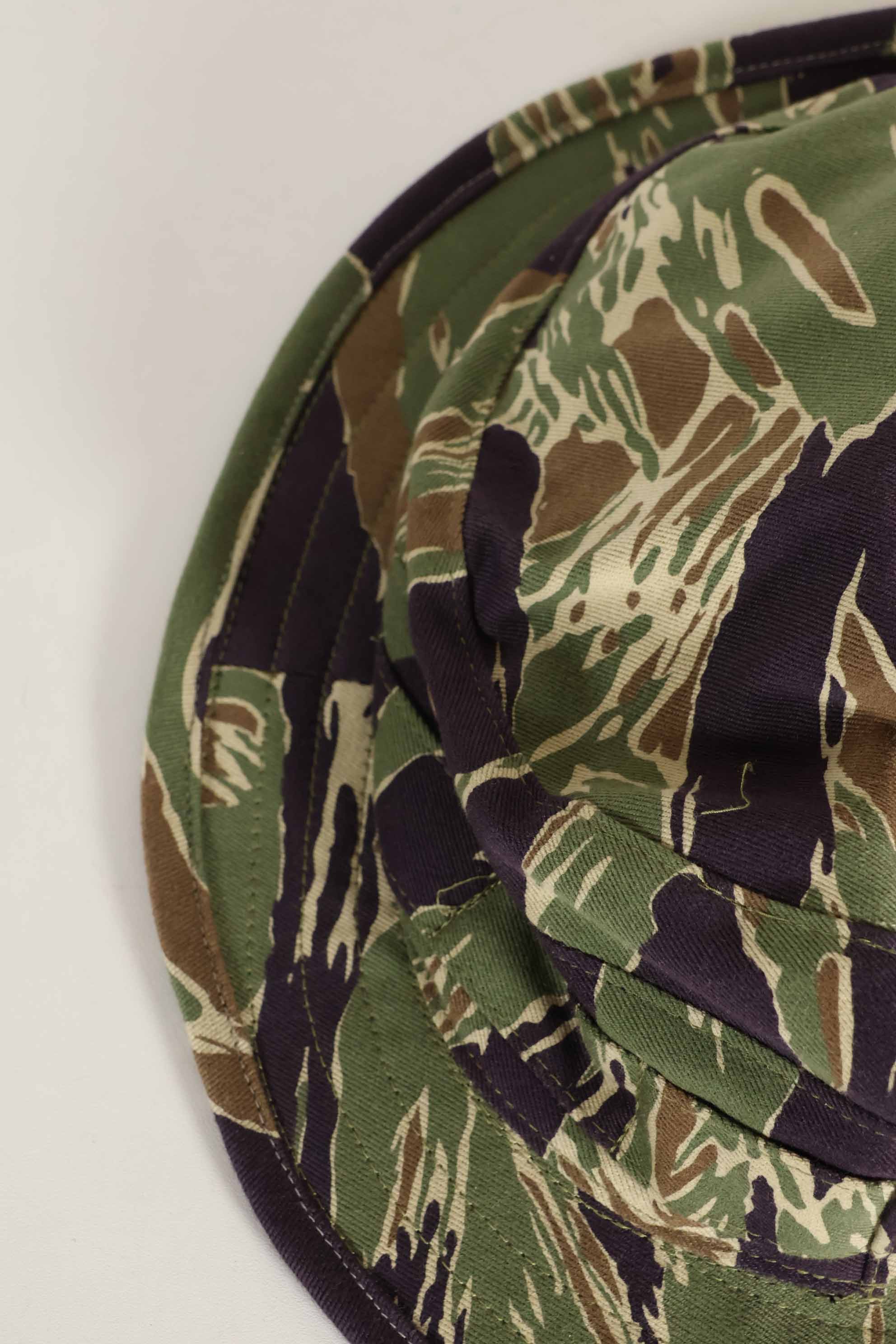 数量限定生産　MILITARIA 1911 沖縄タイガー  CISOカットブーニーハット　ショートブリム改造　A