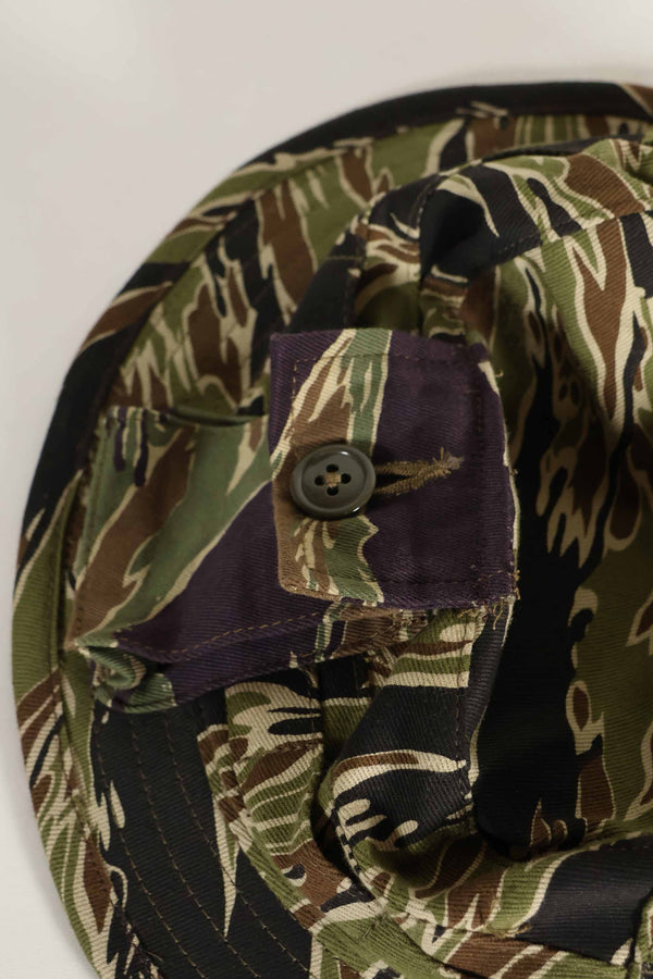 数量限定生産　MILITARIA 1911 初期ゴールドタイガー  CISOカットブーニーハット　ショートブリム改造　ポケット付　D