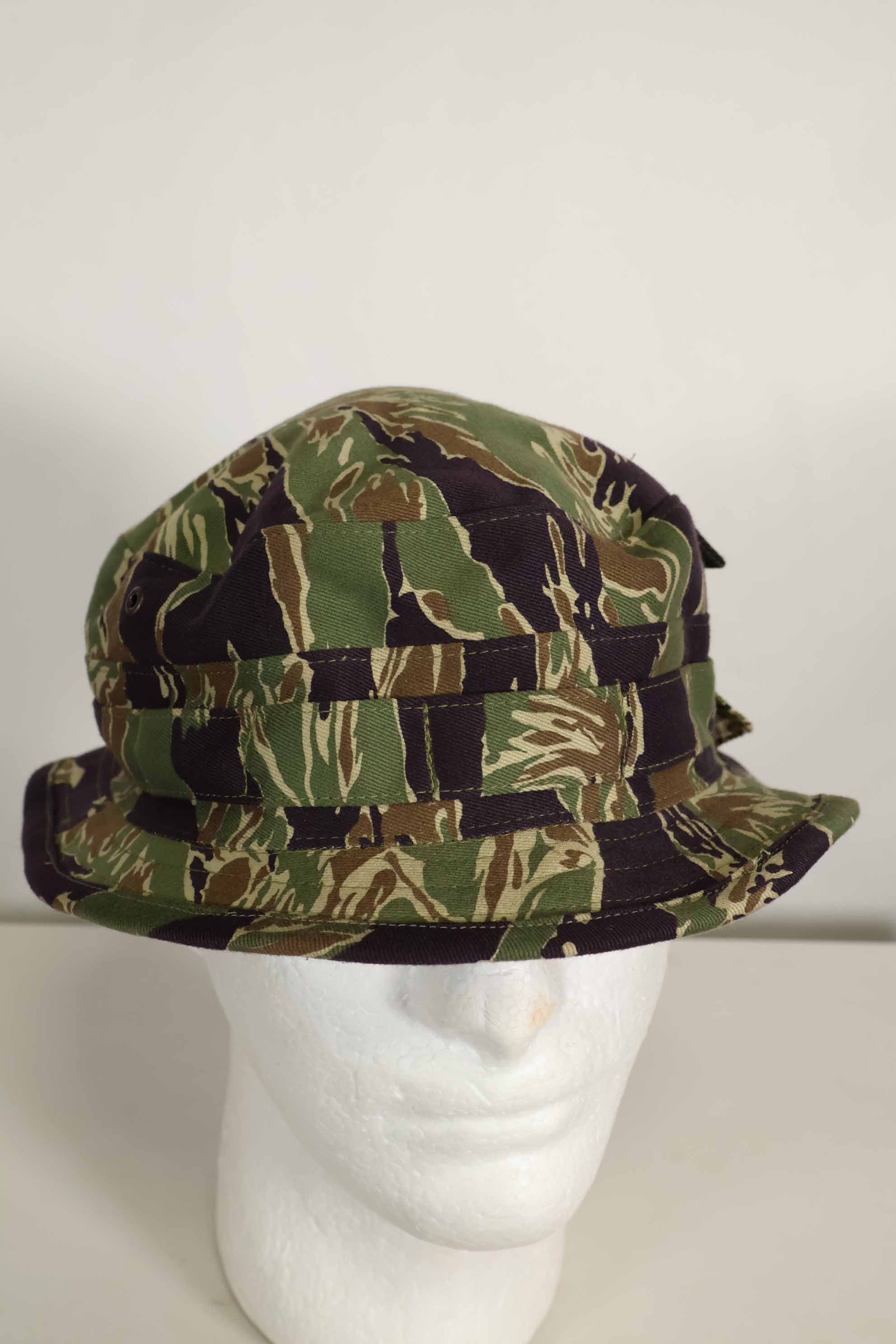 数量限定生産　MILITARIA 1911 沖縄タイガー  CISOカットブーニーハット　ショートブリム改造 ポケット付　B