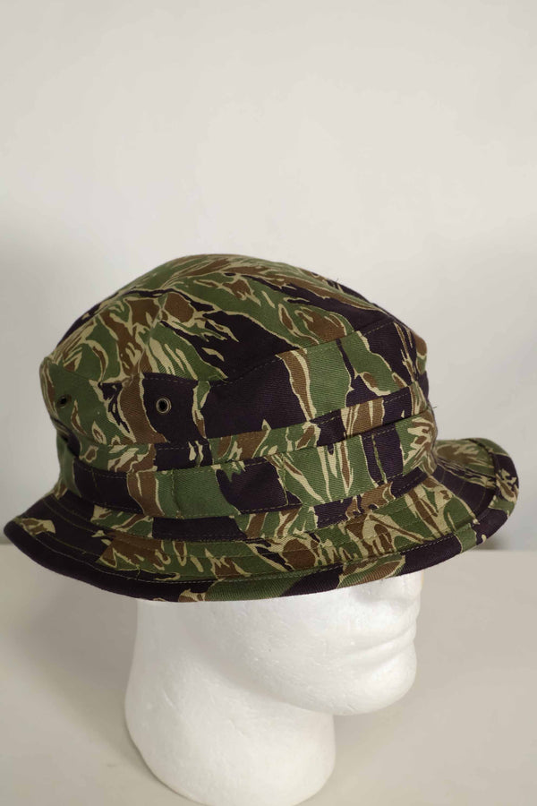 数量限定生産　MILITARIA 1911 沖縄タイガー  CISOカットブーニーハット　ショートブリム改造 ポケット付　B