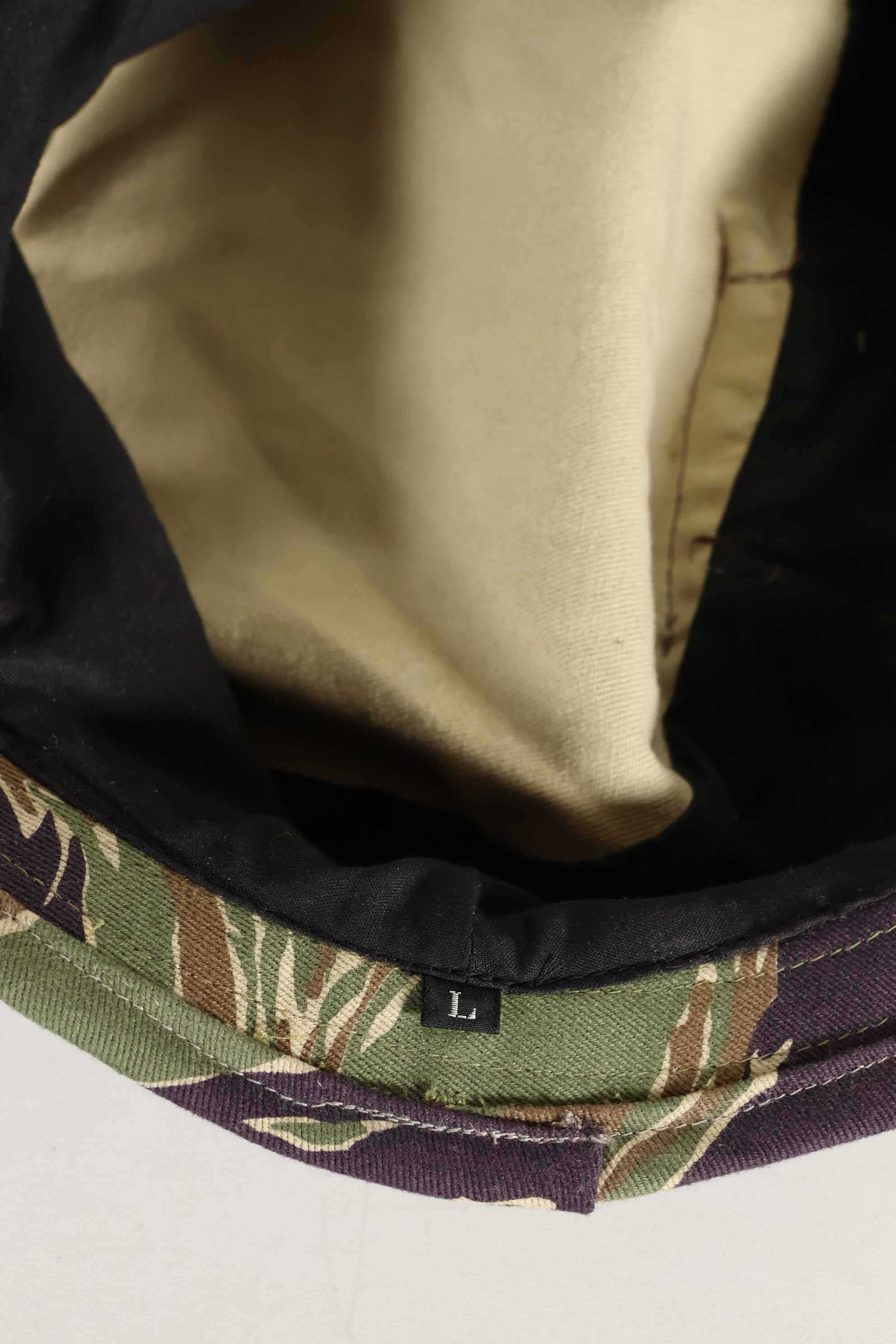 数量限定生産　MILITARIA 1911 沖縄タイガー  CISOカットブーニーハット　ショートブリム改造 ポケット付　B