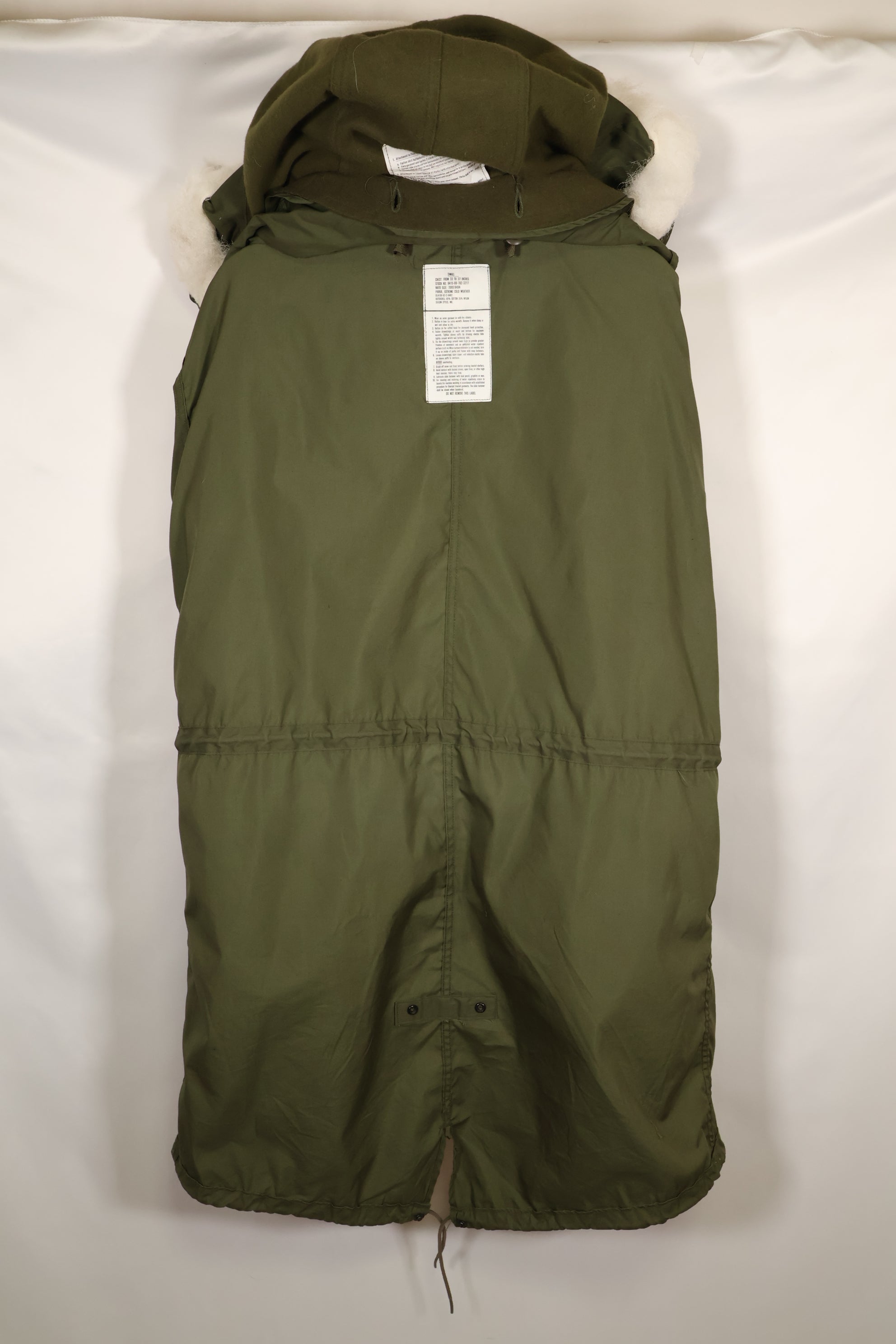 1983年契約　SMALL アメリカ軍　M65 フィールドパーカー　フィッシュテイル　状態良い　中古品