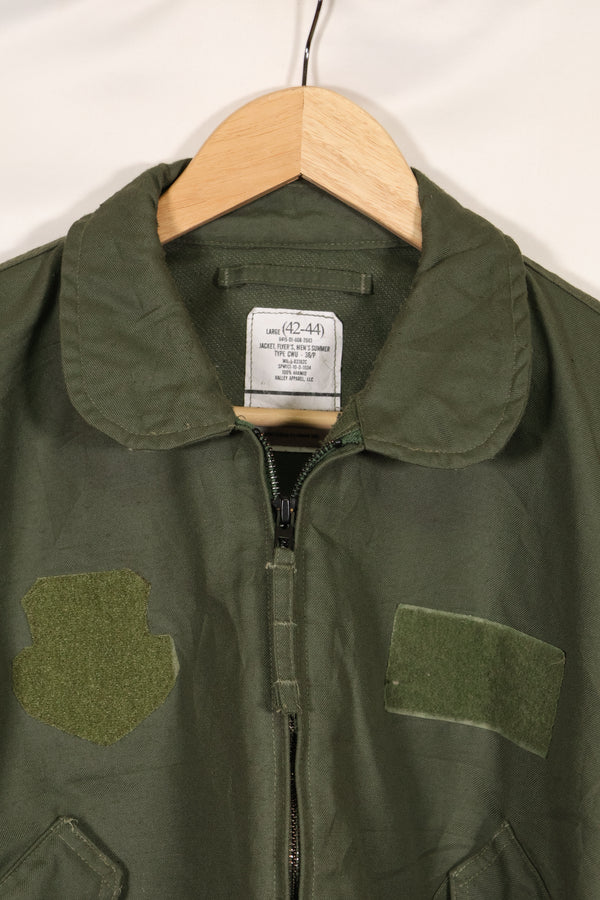 2001年契約　LARGE　USAF　CWU-36P フライトジャケット　状態良い　アラミド繊維　中古品