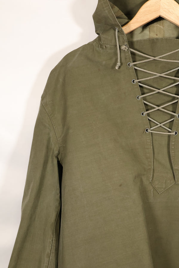 1950年代〜60年代　サイズ M　アメリカ海軍　レインデッキパーカー　アノラック　中古品