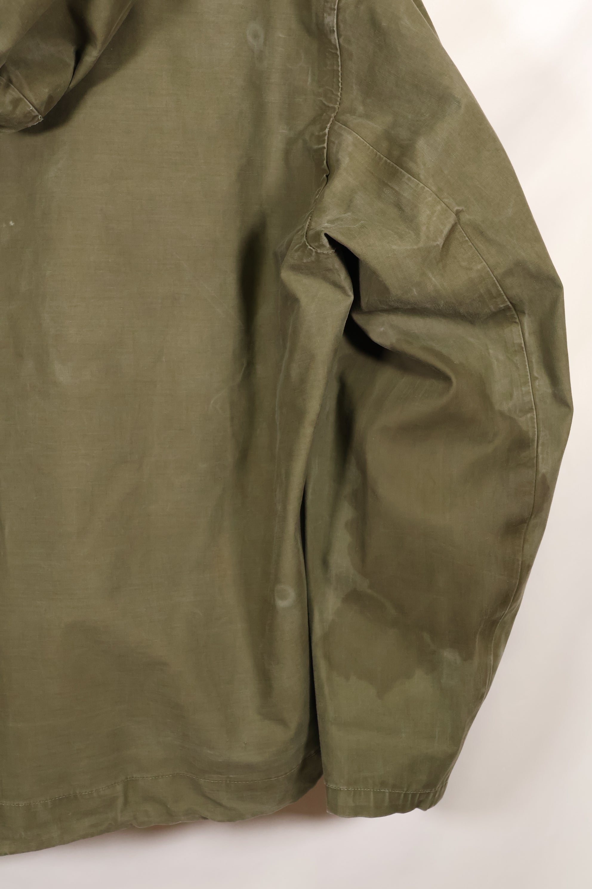 1950年代〜60年代　サイズ M　アメリカ海軍　レインデッキパーカー　アノラック　中古品