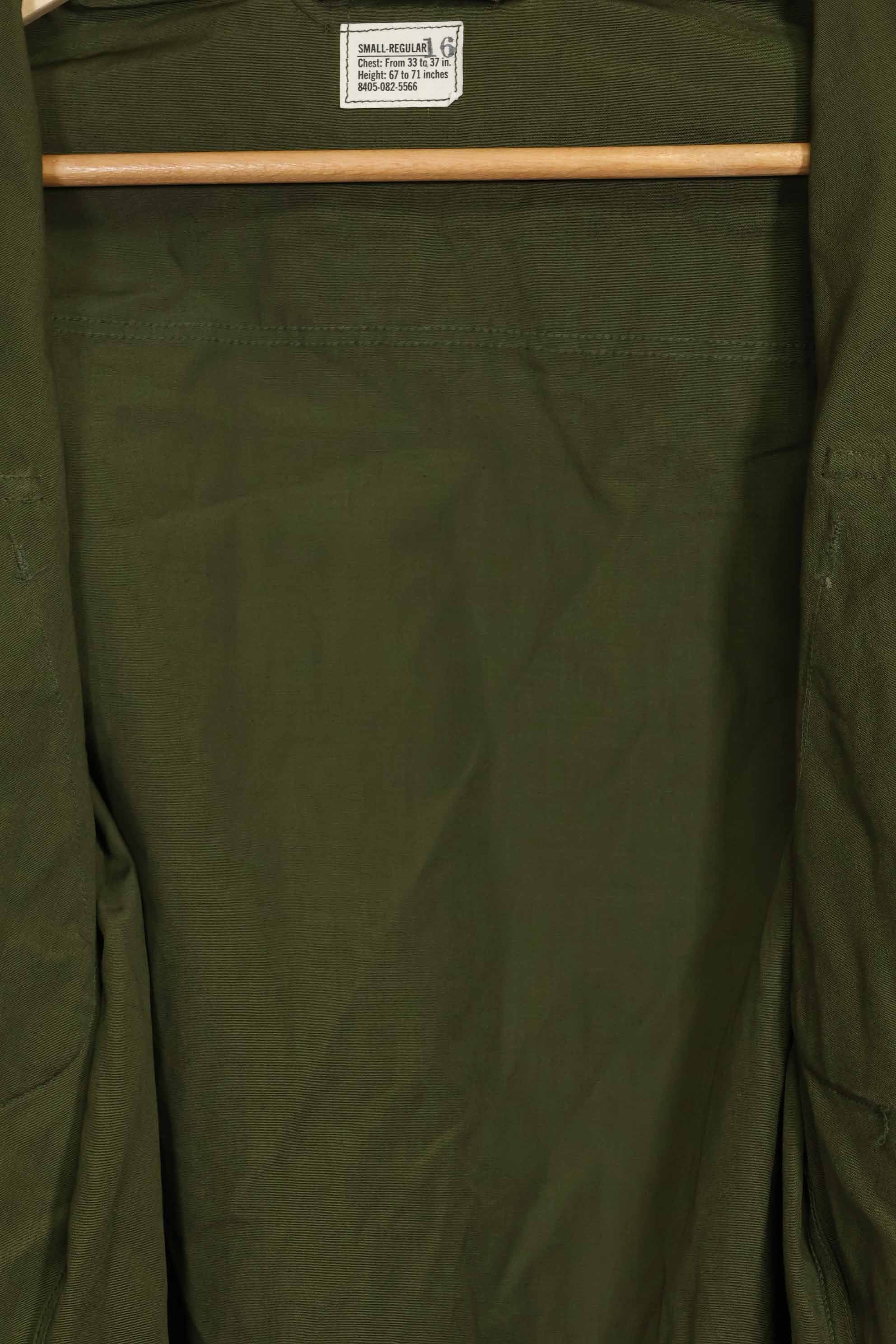 推定1966年〜67年契約　デッドストック　3rd Model ジャングルファティーグ　ジャケット　S-R　未使用品