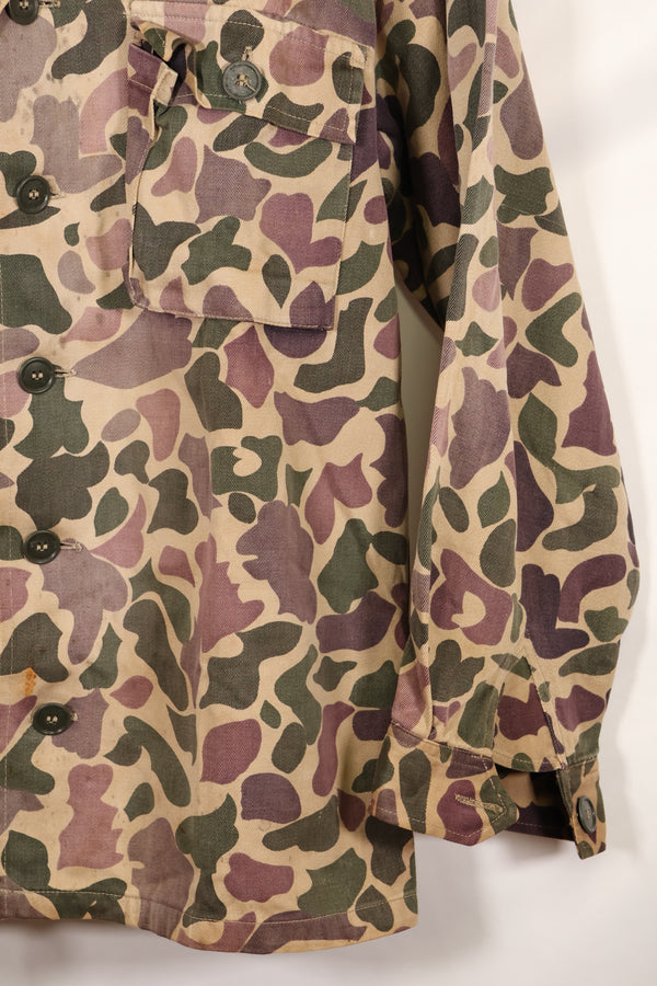 1960年代前半　退色あり　推定A-L　CIDG　ベオガム迷彩　Asian カット　シャツ