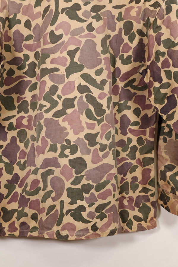 1960年代前半　退色あり　推定A-L　CIDG　ベオガム迷彩　Asian カット　シャツ