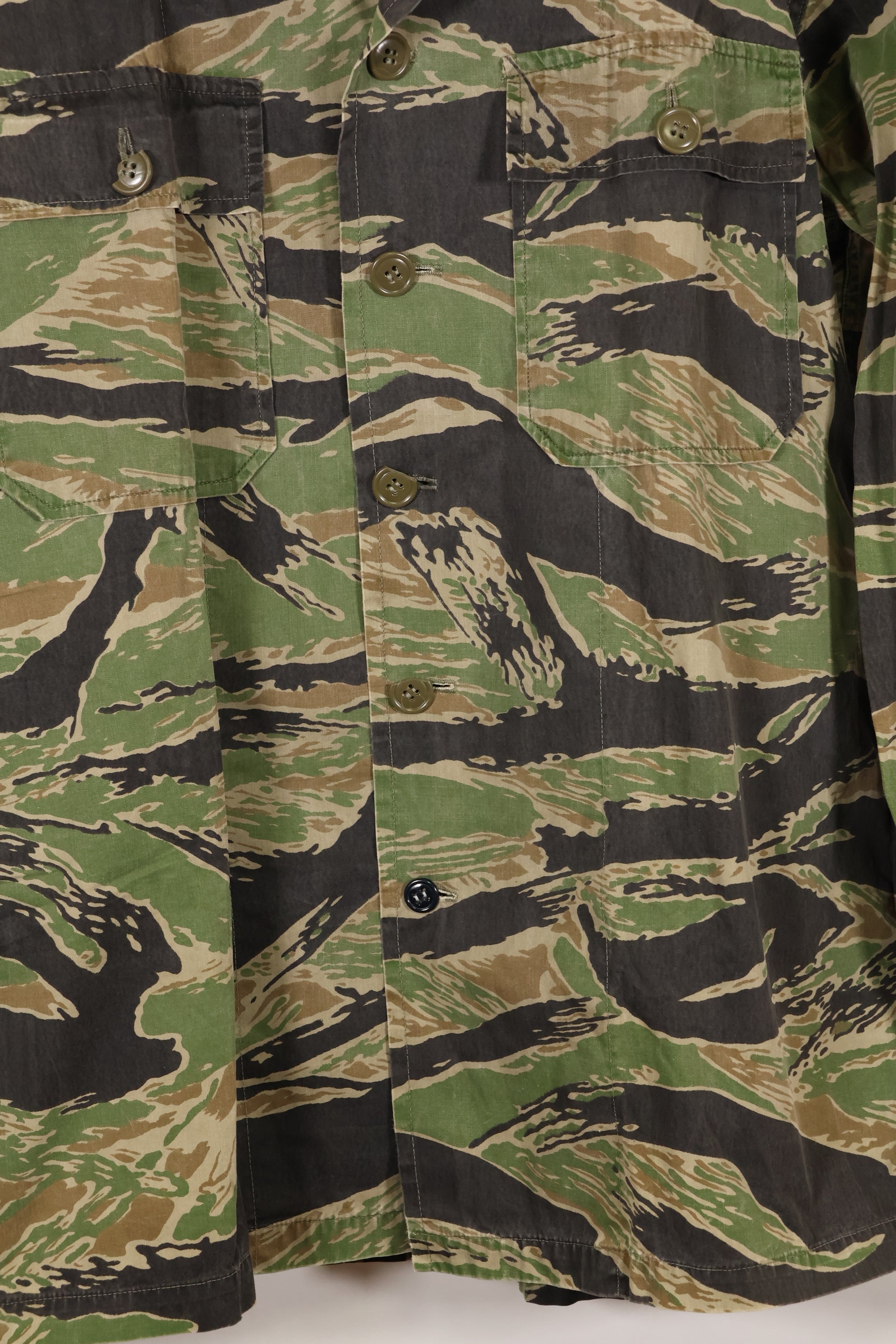 1950年代後半〜1960年代　薄生地　レア品　VNMC 1st Model タイガーストライプ　シャツ　状態良い