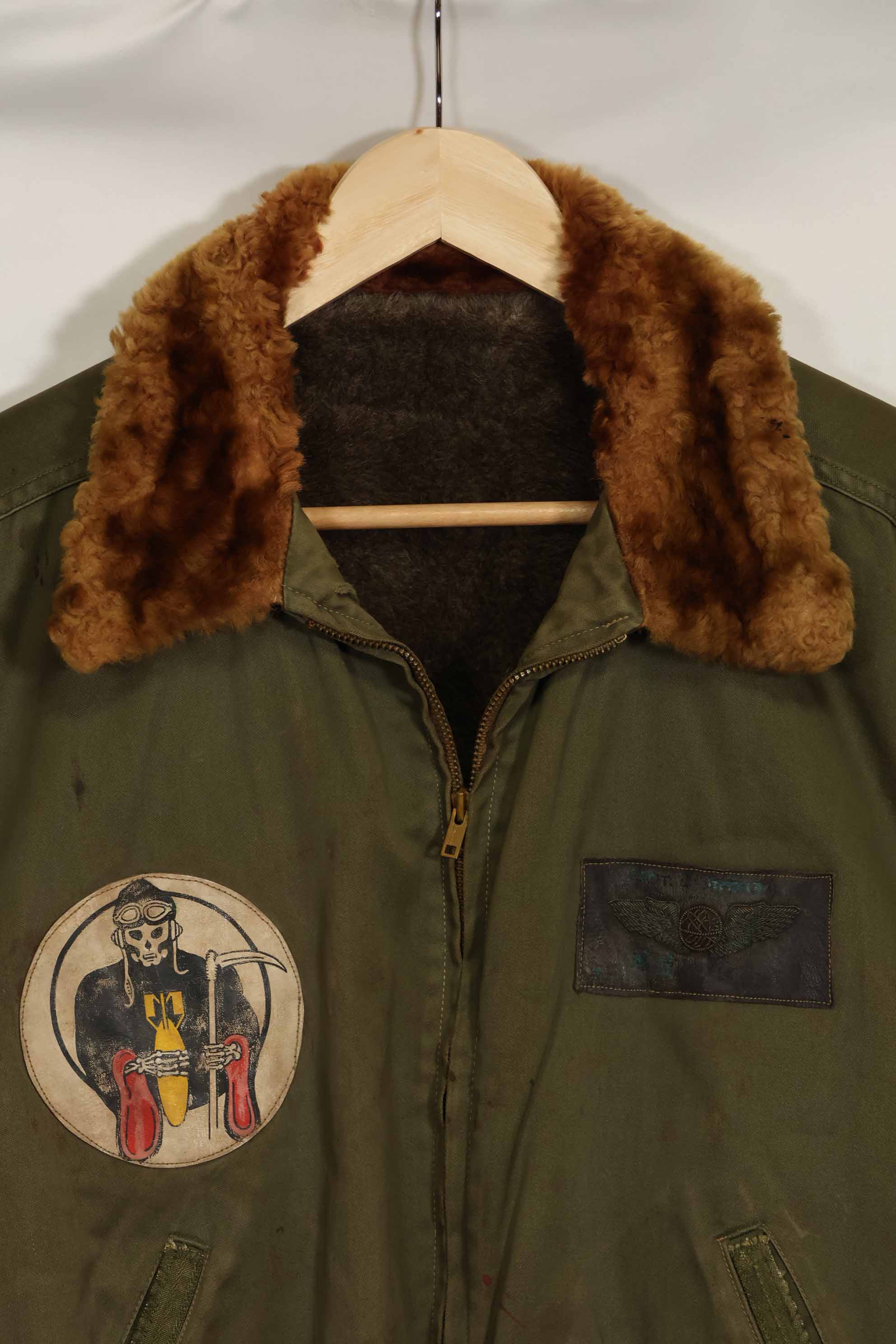 1940年代　CBI　ローカルメイド B-15　フライトジャケット　中古品