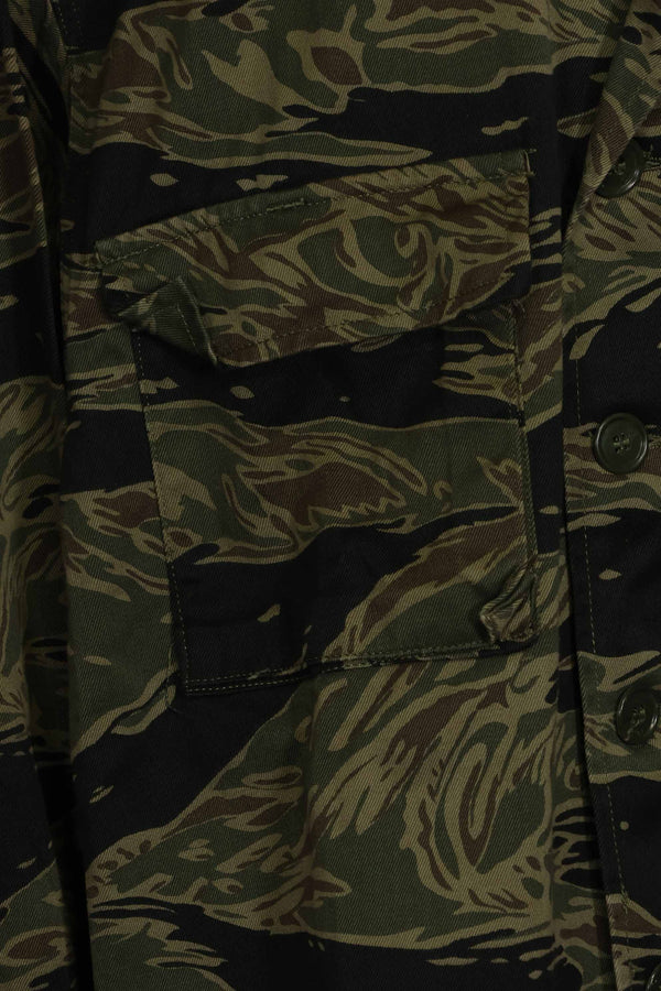 1960年代　シルバータイガー　タイガーストライプシャツ　A-M　状態良い　中古品