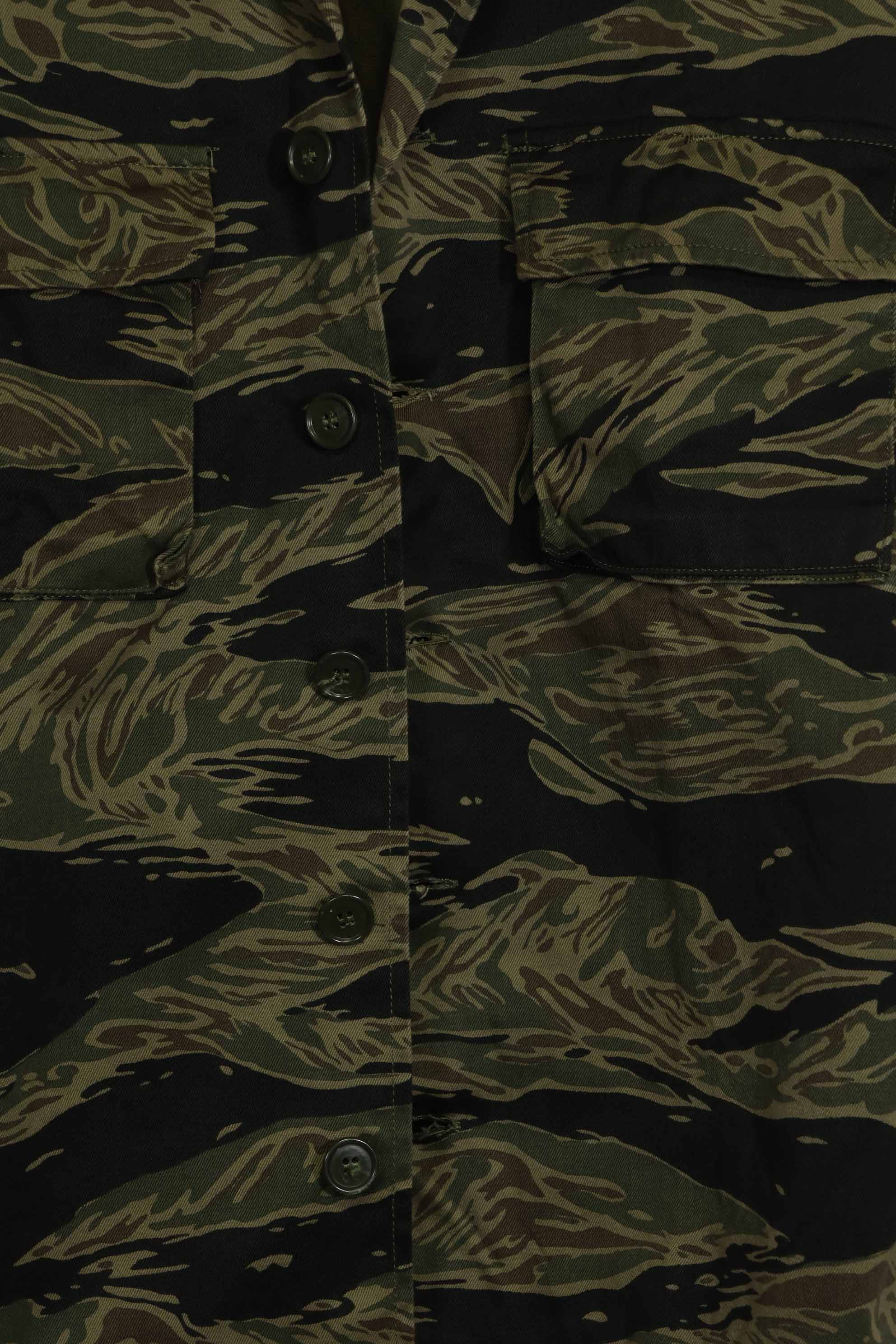 1960年代　シルバータイガー　タイガーストライプシャツ　A-M　状態良い　中古品