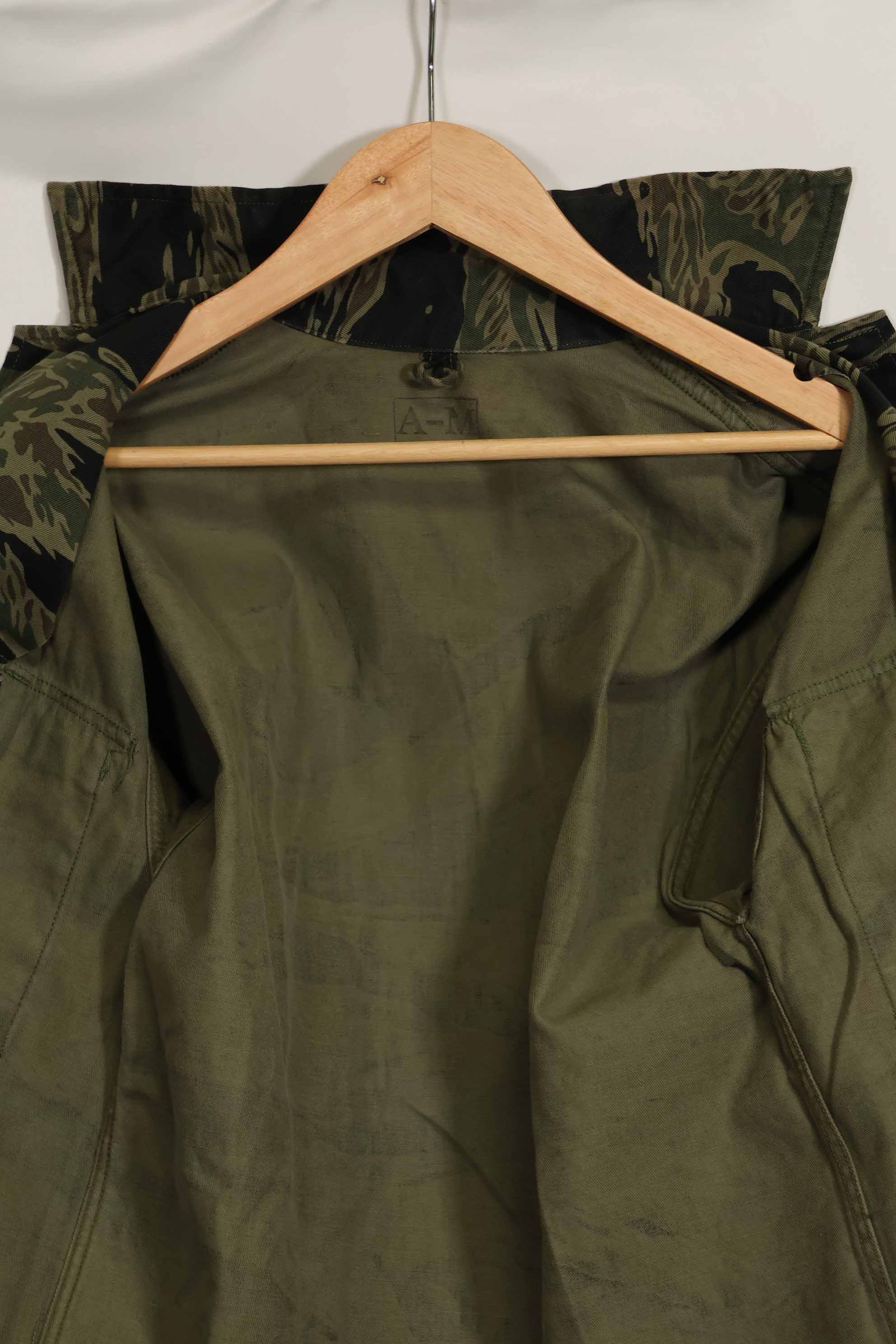 1960年代　シルバータイガー　タイガーストライプシャツ　A-M　状態良い　中古品