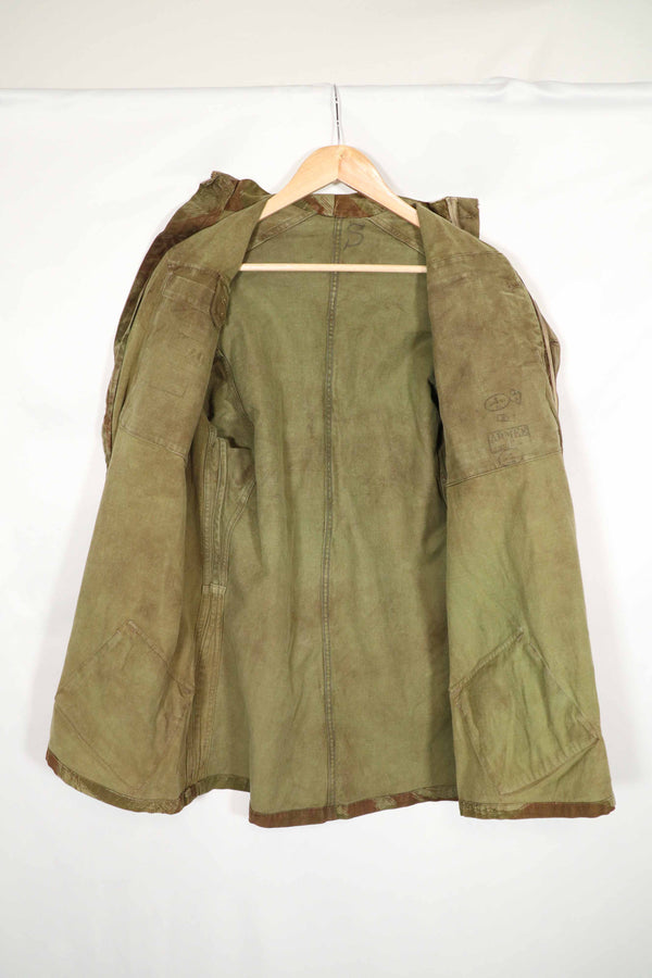 実物　インドシナ戦争　リザード迷彩　TAP 47/53 迷彩ジャケット　中古品　退色あり