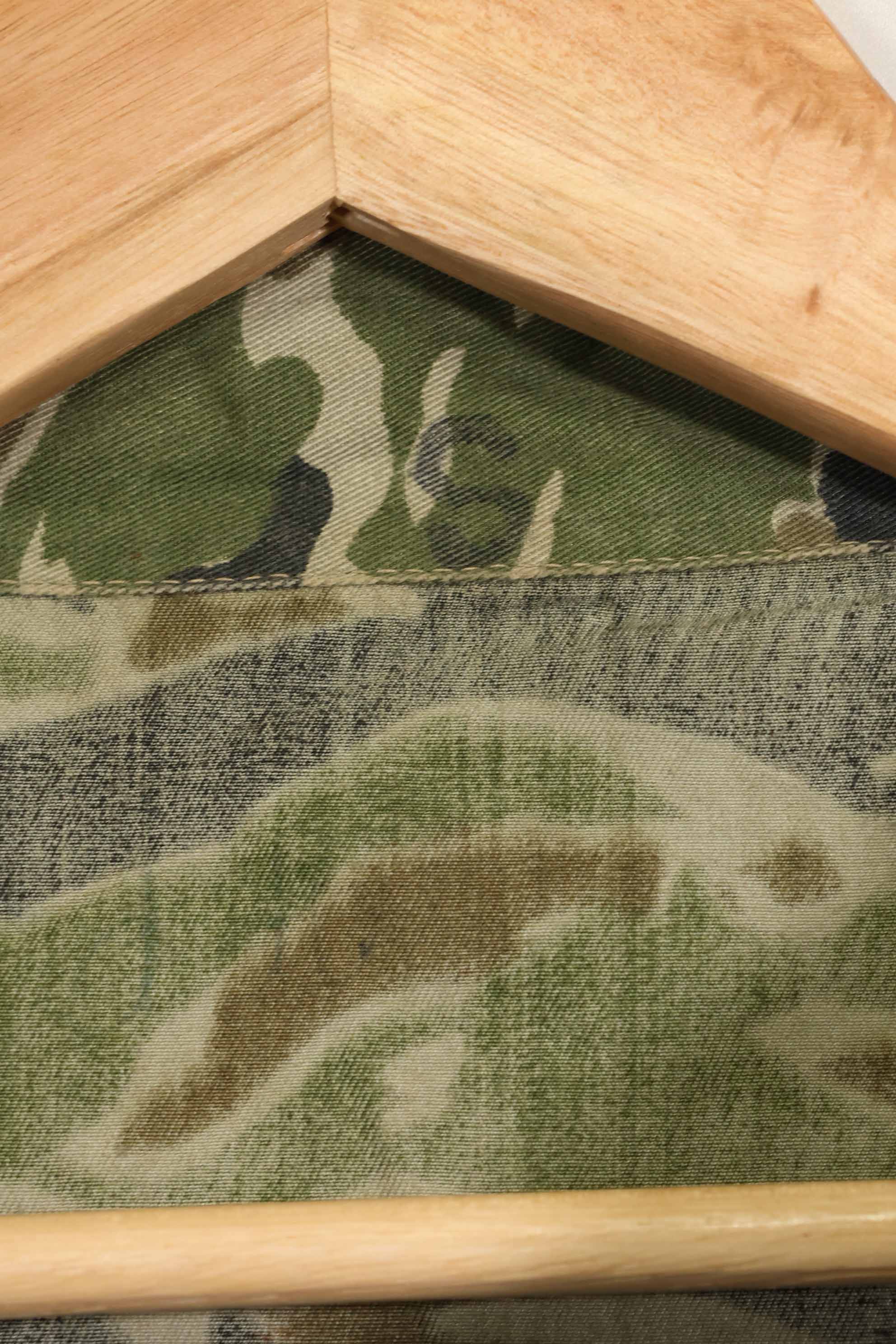 1960年代　タイガーストライプ　シャツ　CIDGパターン　初付けパッチ付き　中古品