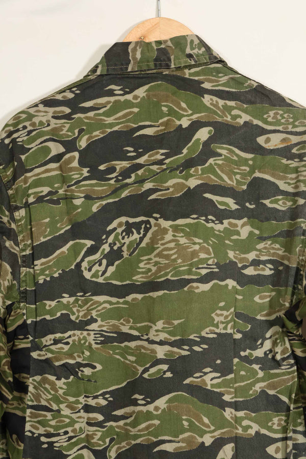 1960年代　タイガーストライプ　シャツ　CIDGパターン　初付けパッチ付き　中古品