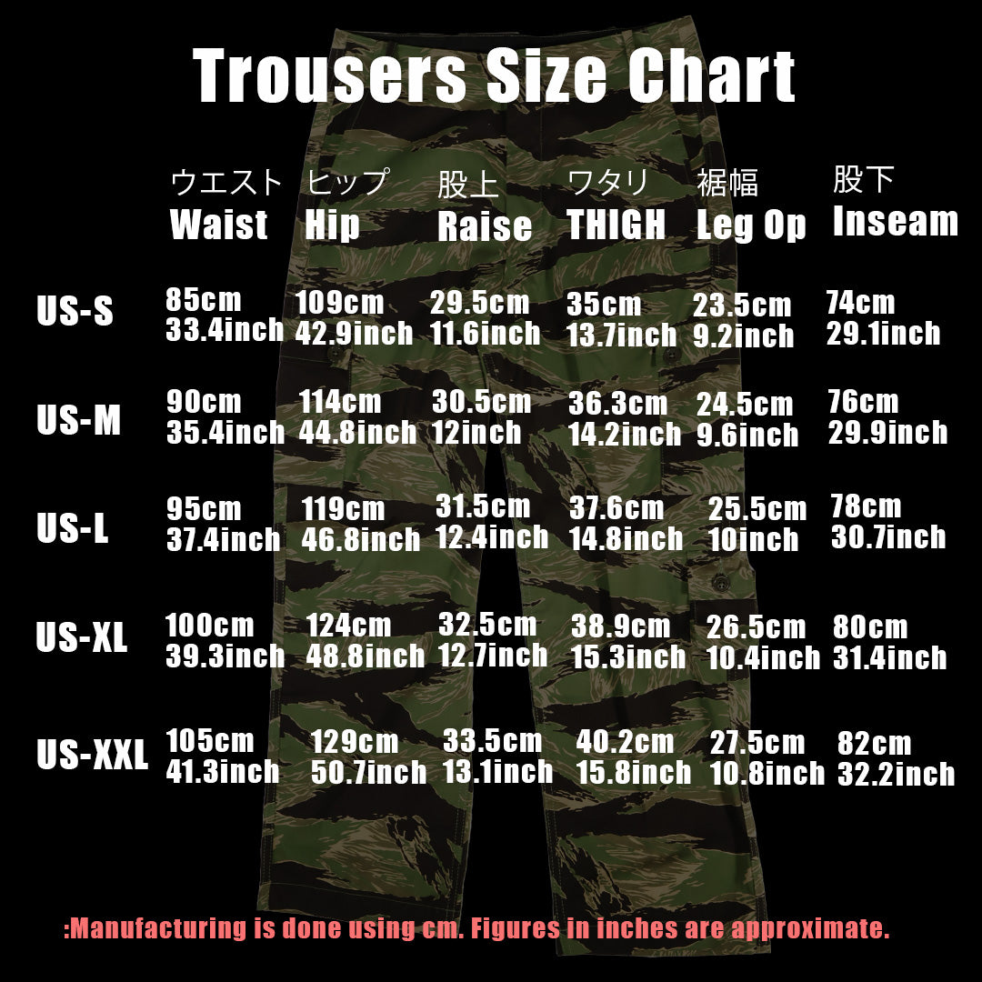 2025年新製品　MILIARIA 1911 TIGER STRIPE CINEMA EDITION US CUT PANTS