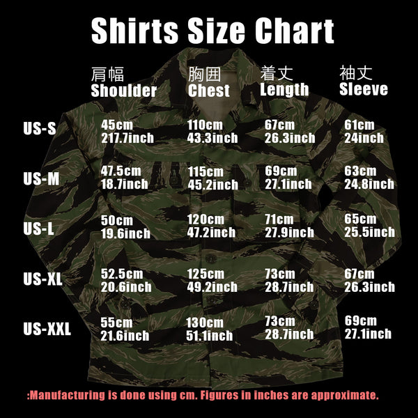 2025年新製品　MILIARIA 1911 TIGER STRIPE CINEMA EDITION US CUT SHIRTS