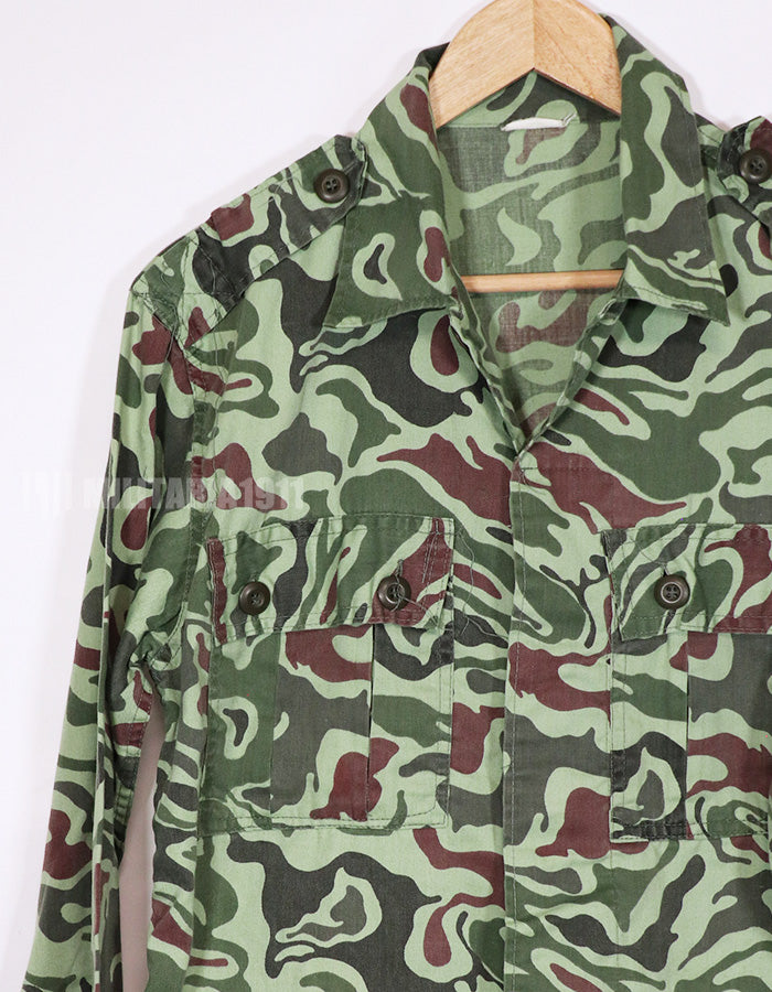 実物　韓国軍　特殊部隊　ヌードル迷彩　ジャケット　ベトナム戦争後