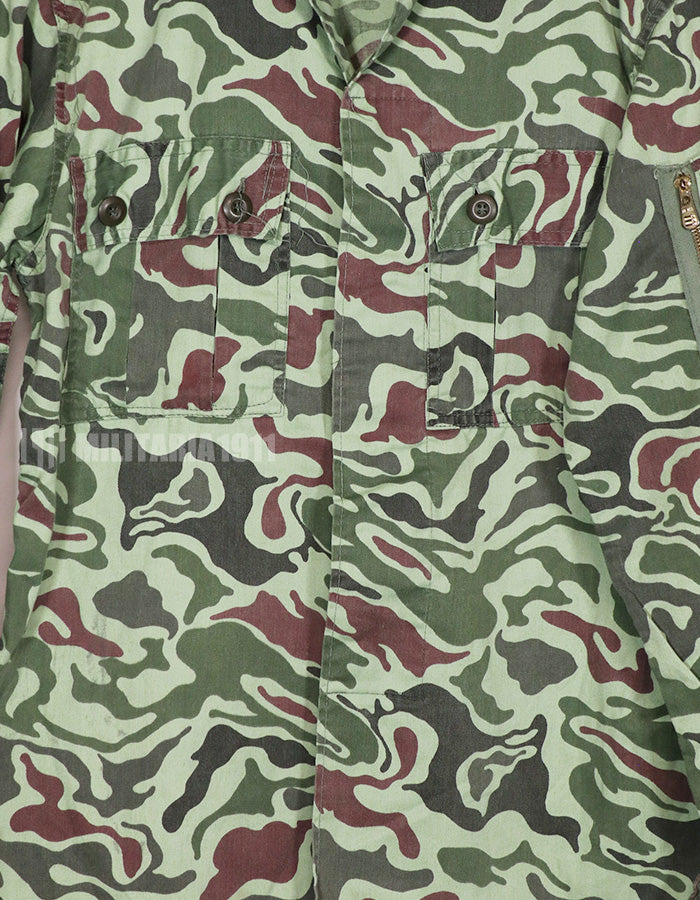 実物　韓国軍　特殊部隊　ヌードル迷彩　ジャケット　ベトナム戦争後