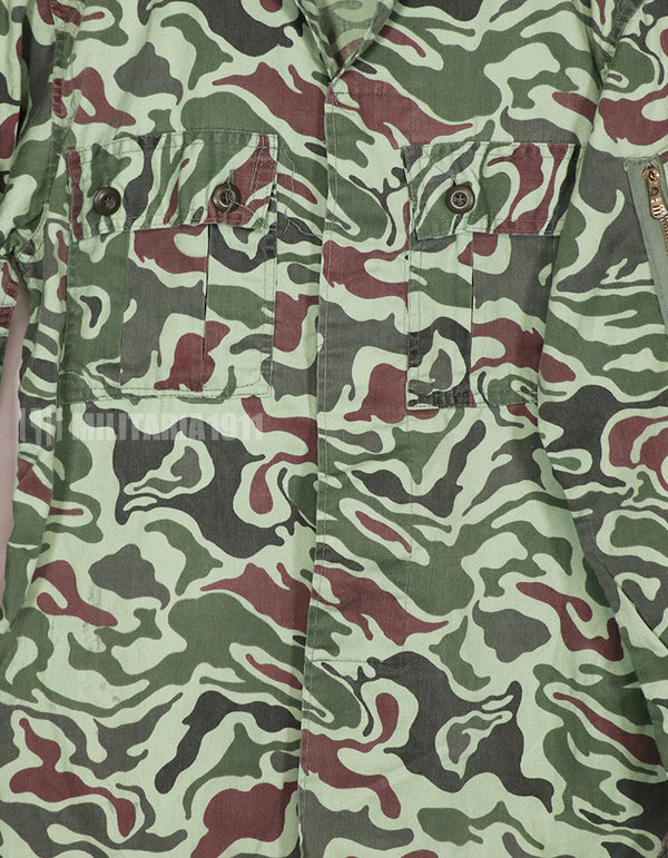 実物　韓国軍　特殊部隊　ヌードル迷彩　ジャケット　ベトナム戦争後