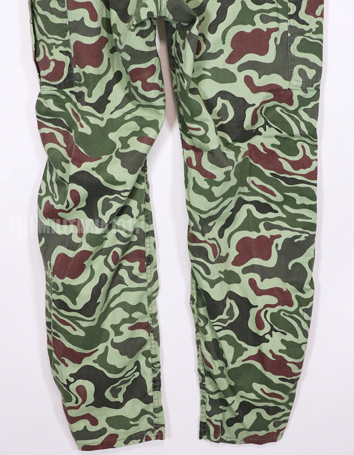 実物　韓国軍　特殊部隊　ヌードル迷彩　ベトナム戦争戦後品