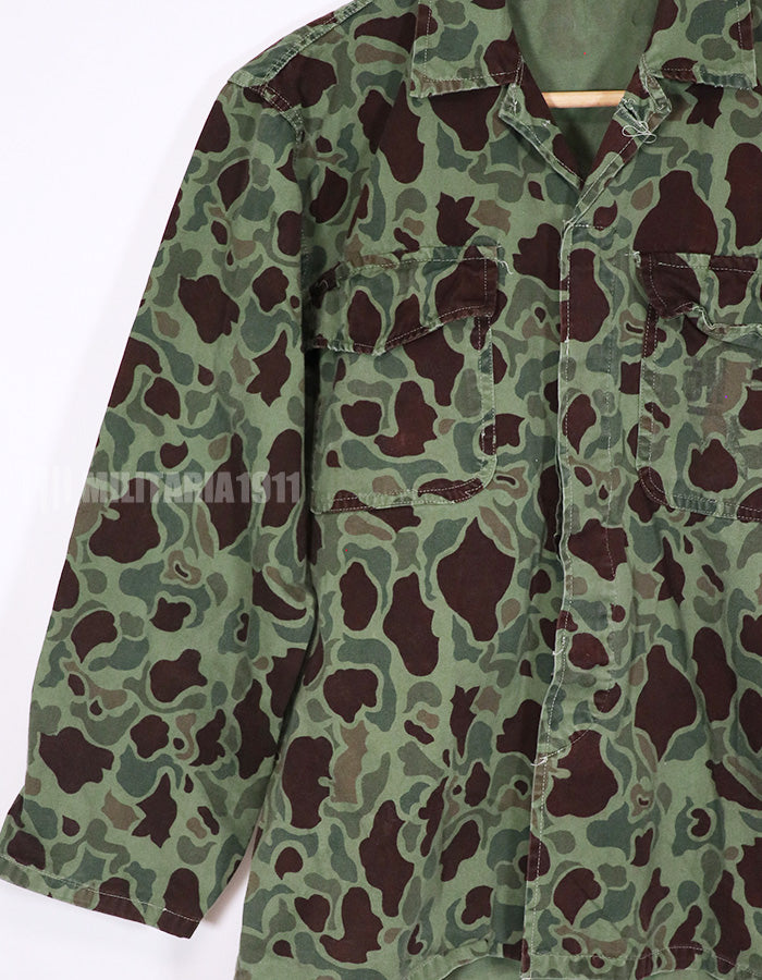 実物　韓国海兵隊　ダッグハンター迷彩　ジャケット　ベトナム戦争中