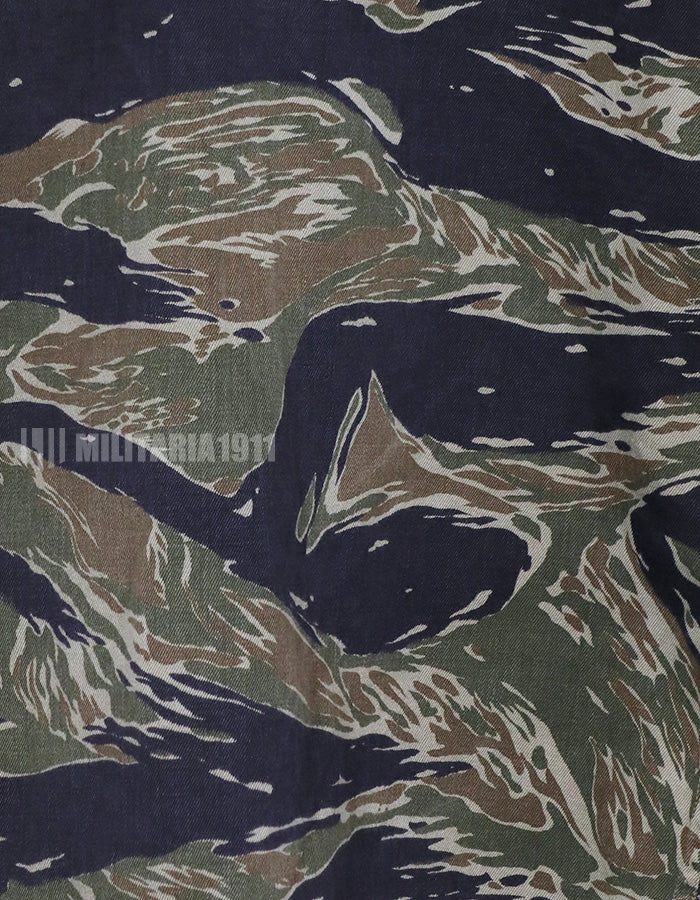 実物　シルバータイガーストライプ　ARVN 直接刺繍入り　Asian カット