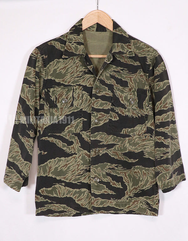 実物　Zig Zagパターン　タイガーストライプ　ジャケット　状態よい