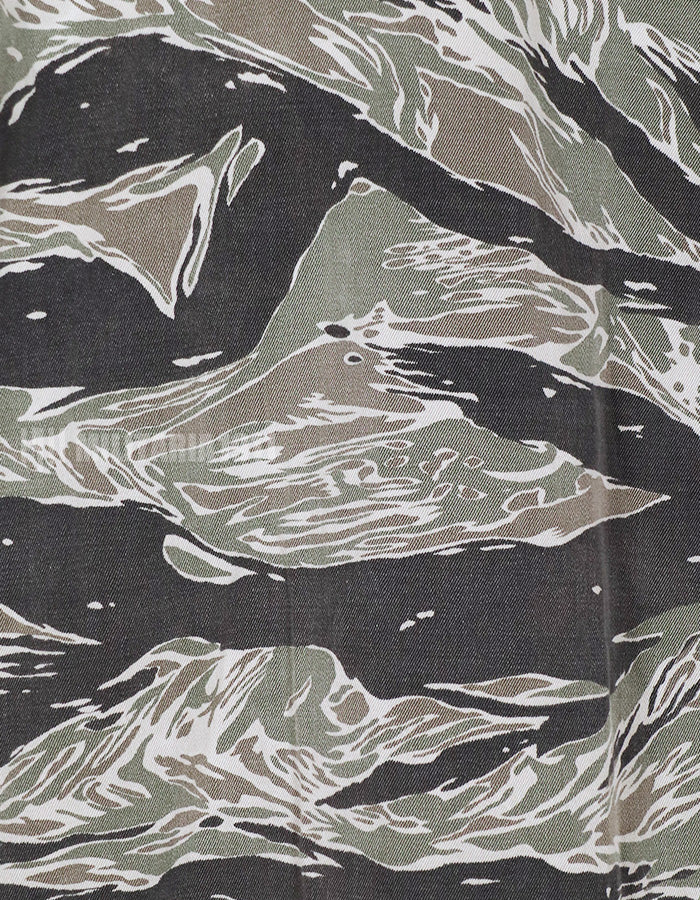 実物　シルバータイガーストライプ　ジャケット　タイガーストライプ　US-M 退色あり