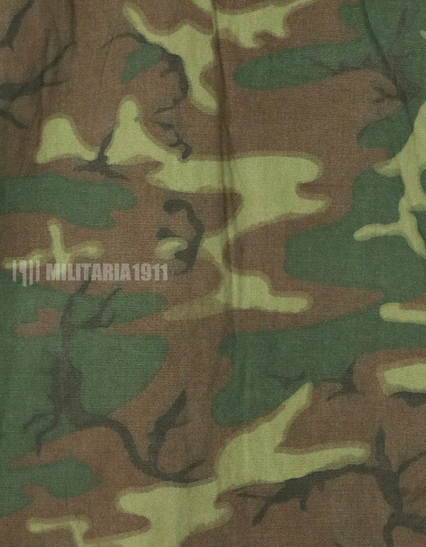 実物　ポップリン製　ERDL　ノンリップ　ジャケット　M-S 退色あり　中古品