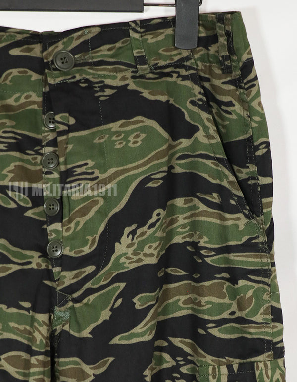 実物　レイトウォーパターン　タイガーストライプ　パンツ　A-M ほぼ未使用品　ライトウェイト