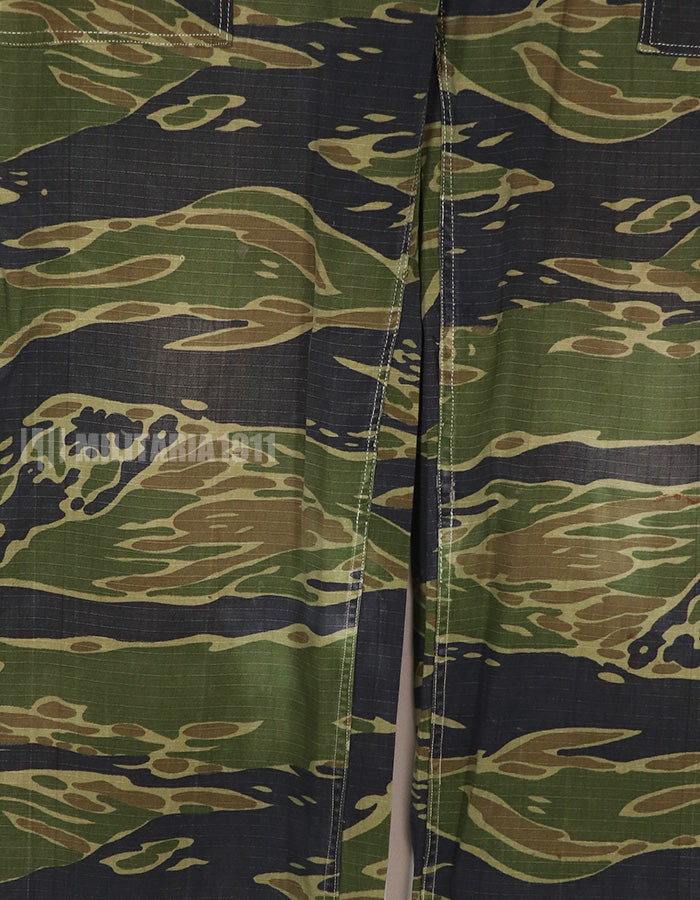 実物生地　1970年代　VNMC タイガーストライプ　パンツ　戦後組み立て可能性あり　中古