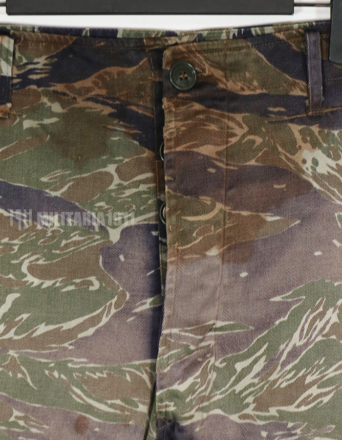 実物　シルバータイガーストライプ　退色強い　Asian Cut 中古品　汚れあり