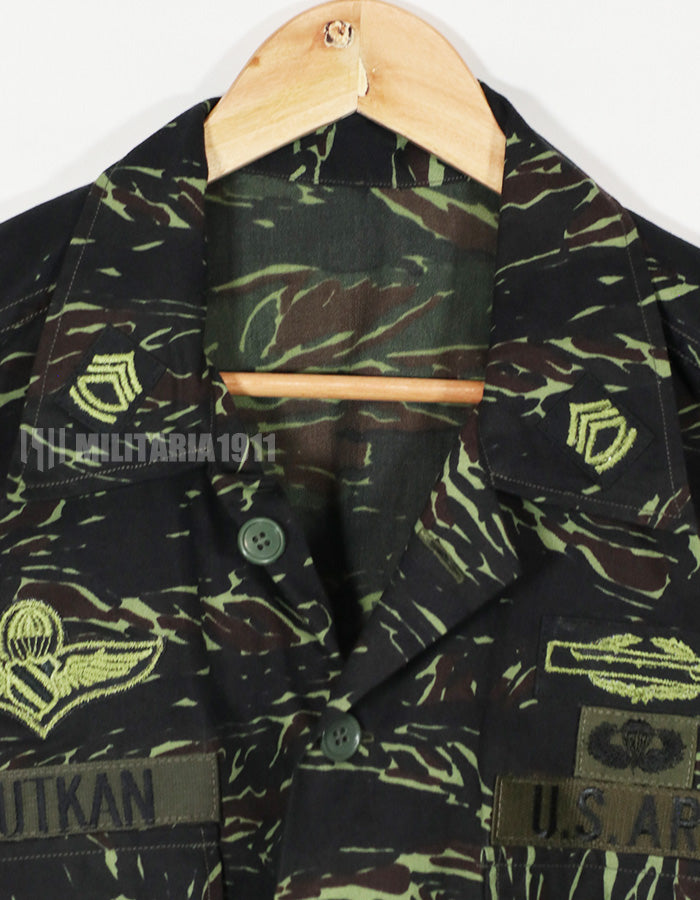 実物　実物　1970年代　タイ製　タイガーストライプ　シャドウタイガー　ジャケット　未使用品　A