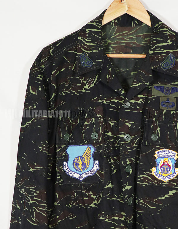 実物　実物　1970年代　タイ製　タイガーストライプ　シャドウタイガー　ジャケット　未使用品　B