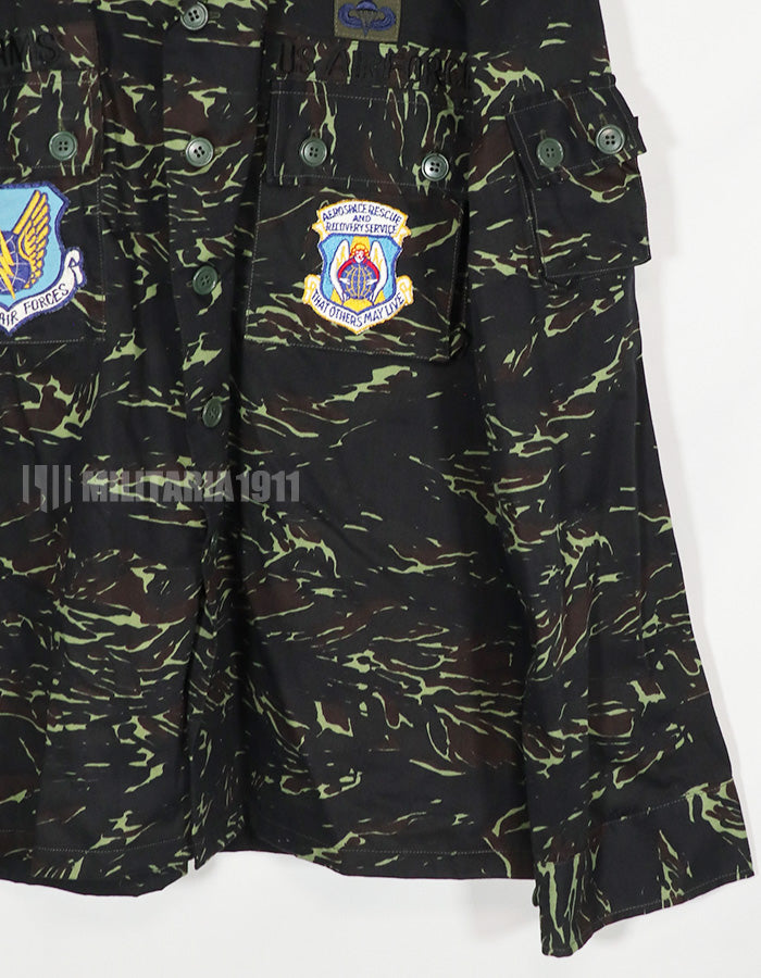 実物　実物　1970年代　タイ製　タイガーストライプ　シャドウタイガー　ジャケット　未使用品　B