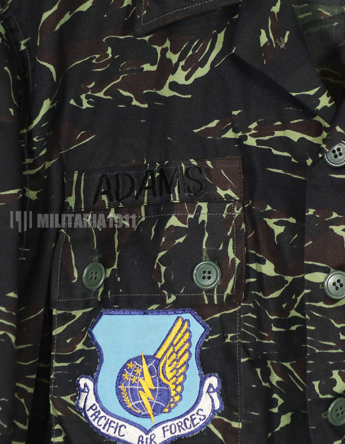 実物　実物　1970年代　タイ製　タイガーストライプ　シャドウタイガー　ジャケット　未使用品　B