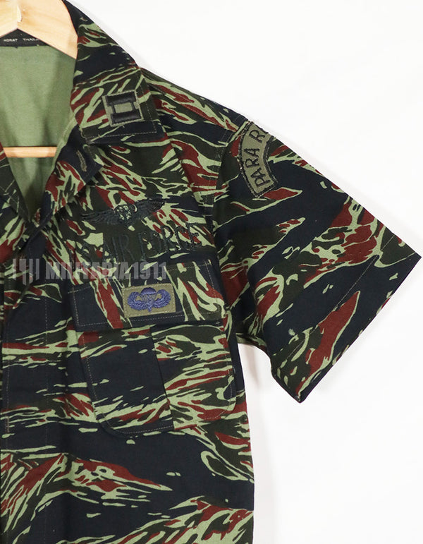 1970年代　タイタイガー　タイガーストライプ　USAF　直接刺繍　テイラーメイド品