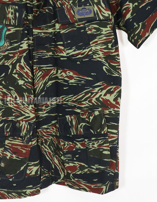 1970年代　タイタイガー　タイガーストライプ　USAF　直接刺繍　テイラーメイド品