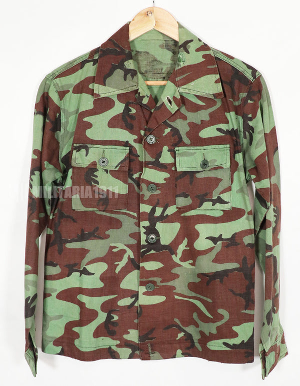 実物　南ベトナムレンジャー　パステルリーフ迷彩　上下セット　中古品