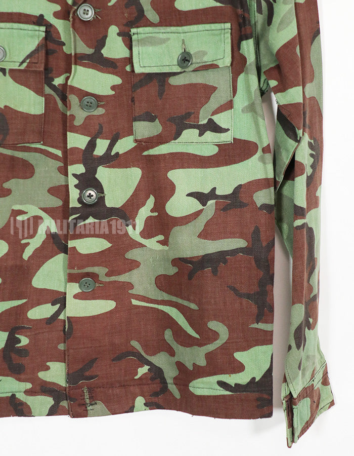 実物　南ベトナムレンジャー　パステルリーフ迷彩　上下セット　中古品