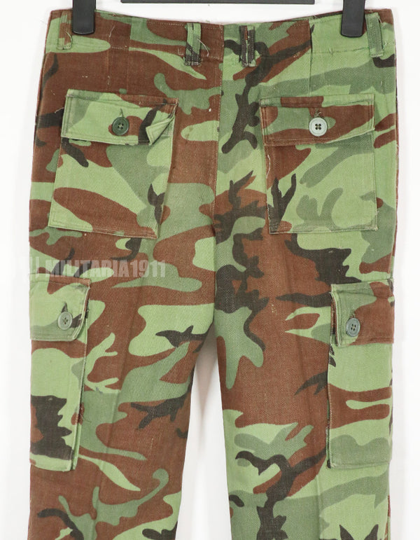 実物　南ベトナムレンジャー　パステルリーフ迷彩　上下セット　中古品