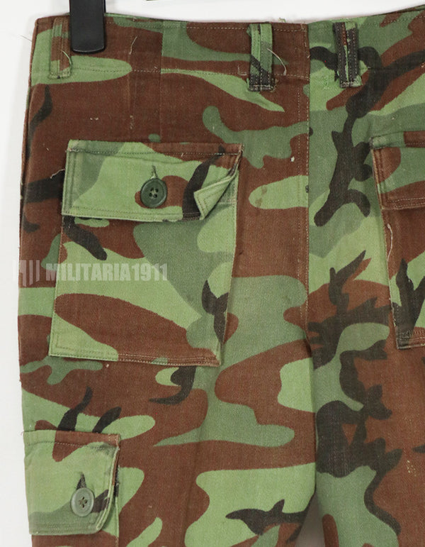 実物　南ベトナムレンジャー　パステルリーフ迷彩　上下セット　中古品