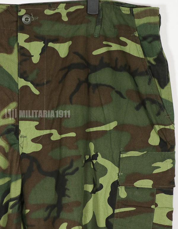 実物　1967年製 ポップリン製　デッドストック　ERDL パンツ　XLサイズ　生地2種類混合　レア品