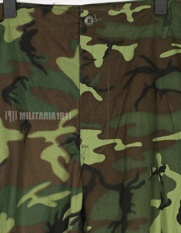 実物　1967年製 ポップリン製　デッドストック　ERDL パンツ　XLサイズ　生地2種類混合　レア品